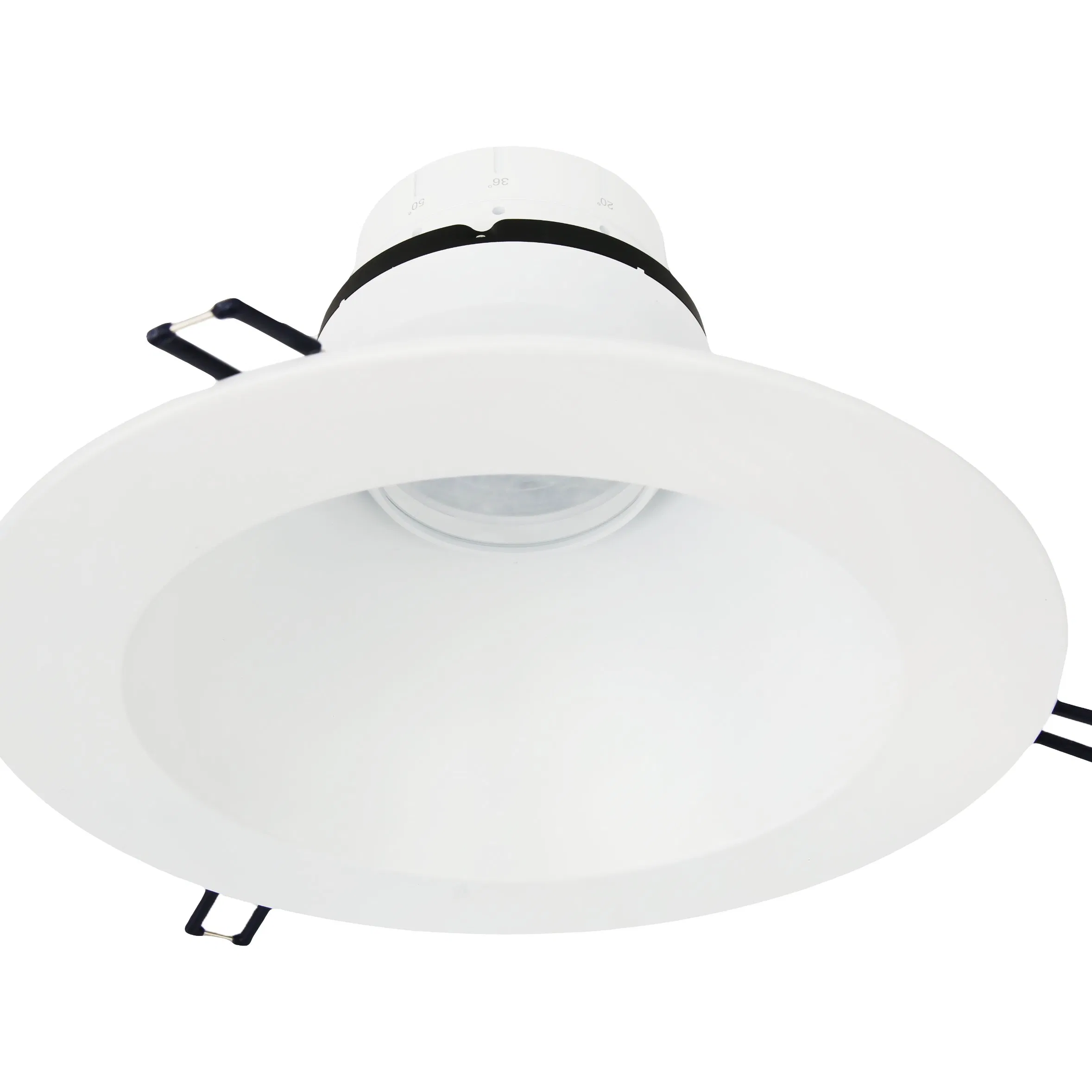 2025 Best LED Down Lights 8 Inch Round Gimbal Recessed Ceiling Can Lights Low Glare IP54 Smart Rgbcw 5CCT Tunable Beam Angle Adjustable