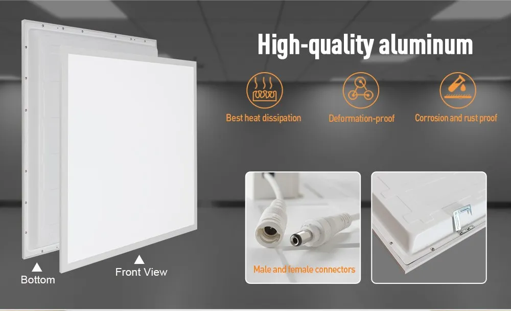 Low-Glare 3CCT Changeable LED Back-Lit Panel Light for Comfortable Lighting Solutions