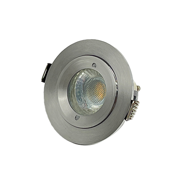 COB LED Downlight Dimmable Single or Double Round Spot Light Recessed Ceiling Lamp for Living Room or Office-IP44