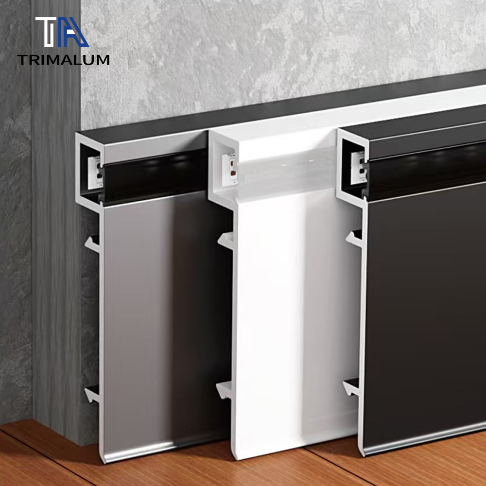 Led Baseboard Skirting Board With Led Light Aluminum Skirting Led Profile Aluminium Baseboard Led Light Led Skirting Light