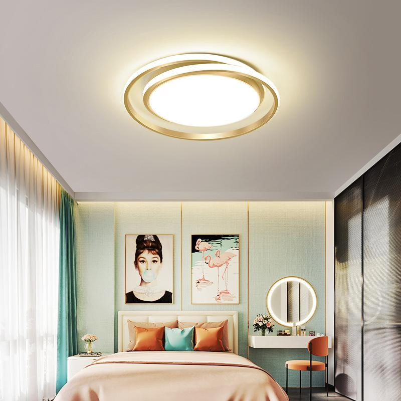 Smart APP Control CCT Dimmable Chandelier European Modern Simple Gold Ceiling Lamp LED Light