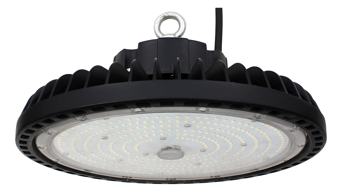 High Lumen 170lm/w Industrial IP65 High Bay 100/150/200/240W UFO Led High Bay Light for Ceiling Workshop Warehouse Garage