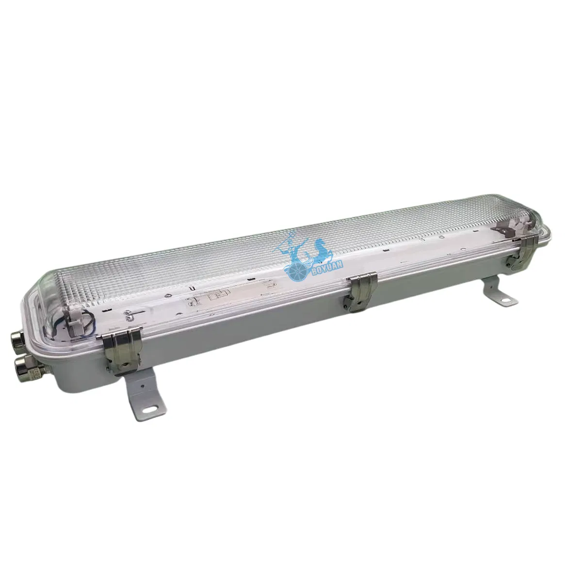 Marine Explosion-Proof Tri-Proof Light 600mm 1200mm IP65 Ik10 AC100-277V or DC24V for Vessel Engine Room Offshore Platform