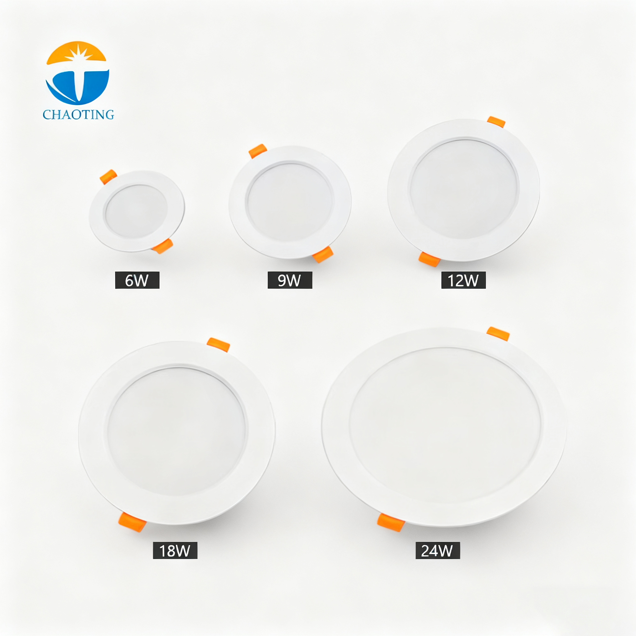 6W 7W 12W 18W Ultra Slim Round Down Light Recessed COB Ceiling LED SMD Surface-mounting Downlight