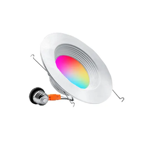 UL ETL Energystar Factory Hot Sales Tuya APP Voice Control RGB Smart WiFi 6 Inch LED Ceiling Recessed Retrofit Downlight