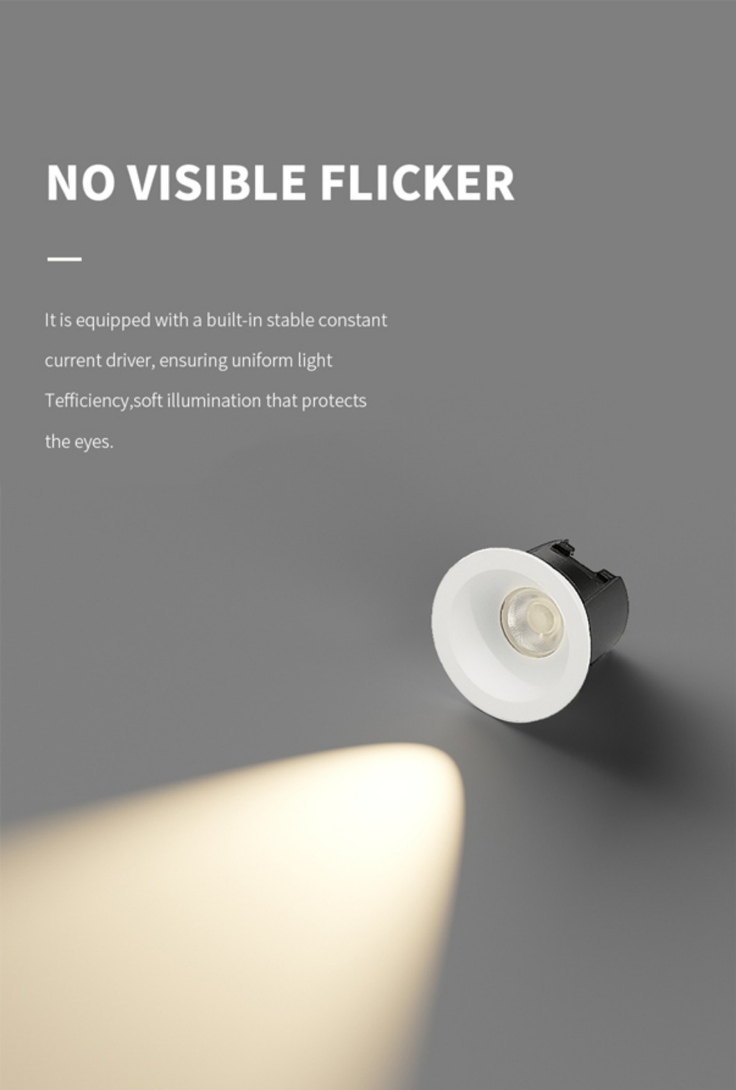 Modern Recessed LED Downlight Aluminum Anti-Glare Embedded Spot Light for Home Office Project Lighting High CRI 90 Dimmable