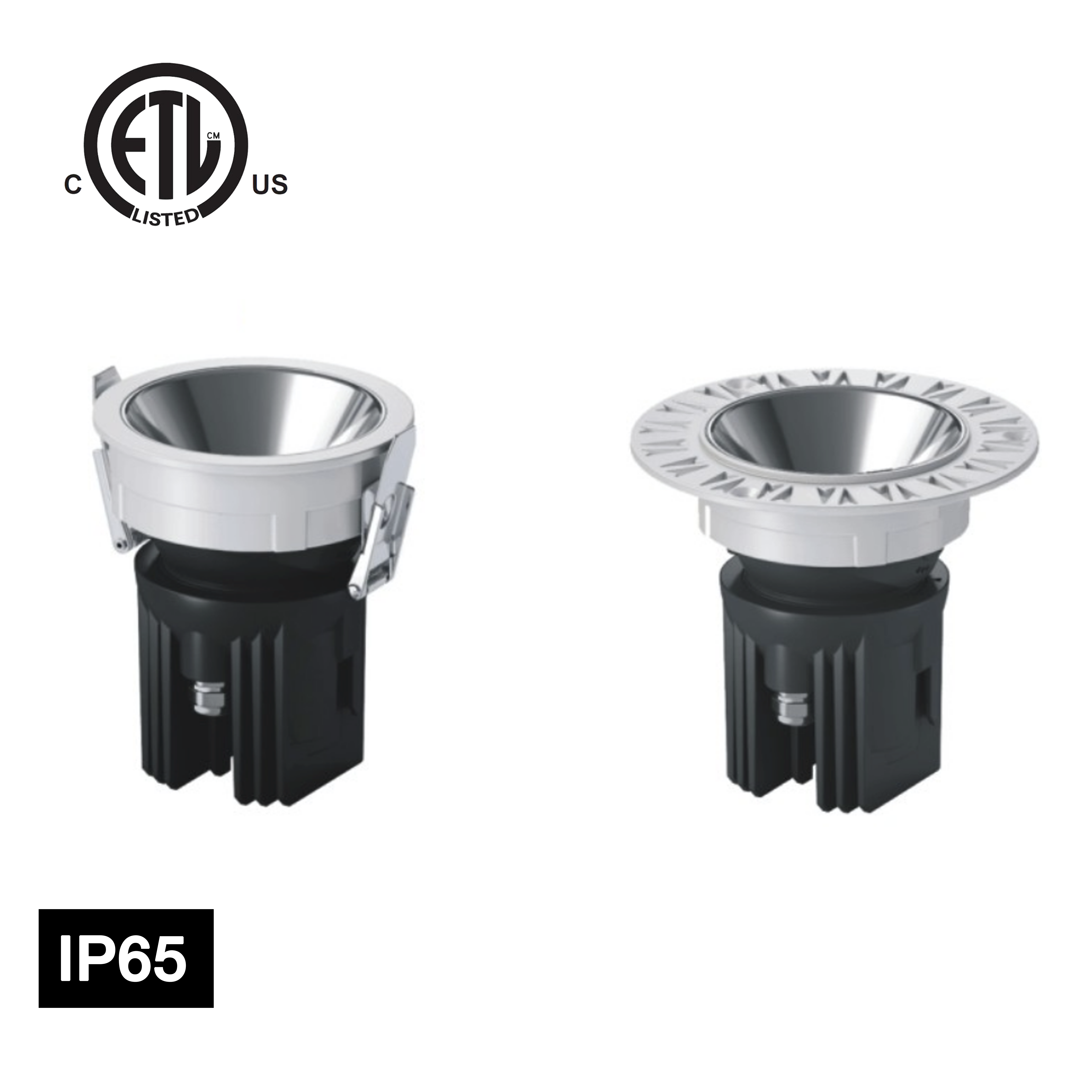 ETL CE SAA Indoor Ceiling Recessed IP65 LED Down Light 15W 20W 30W Embedded COB Eco-Friendly Dimmable Hotel Downlight