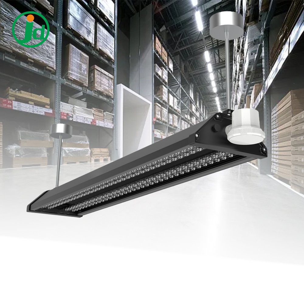 Warehouse Factory High Lumen IK08 IP65 Linear High Bay Light - 0-10V/1-10V Dimmable LED Linear High Bay Lamp