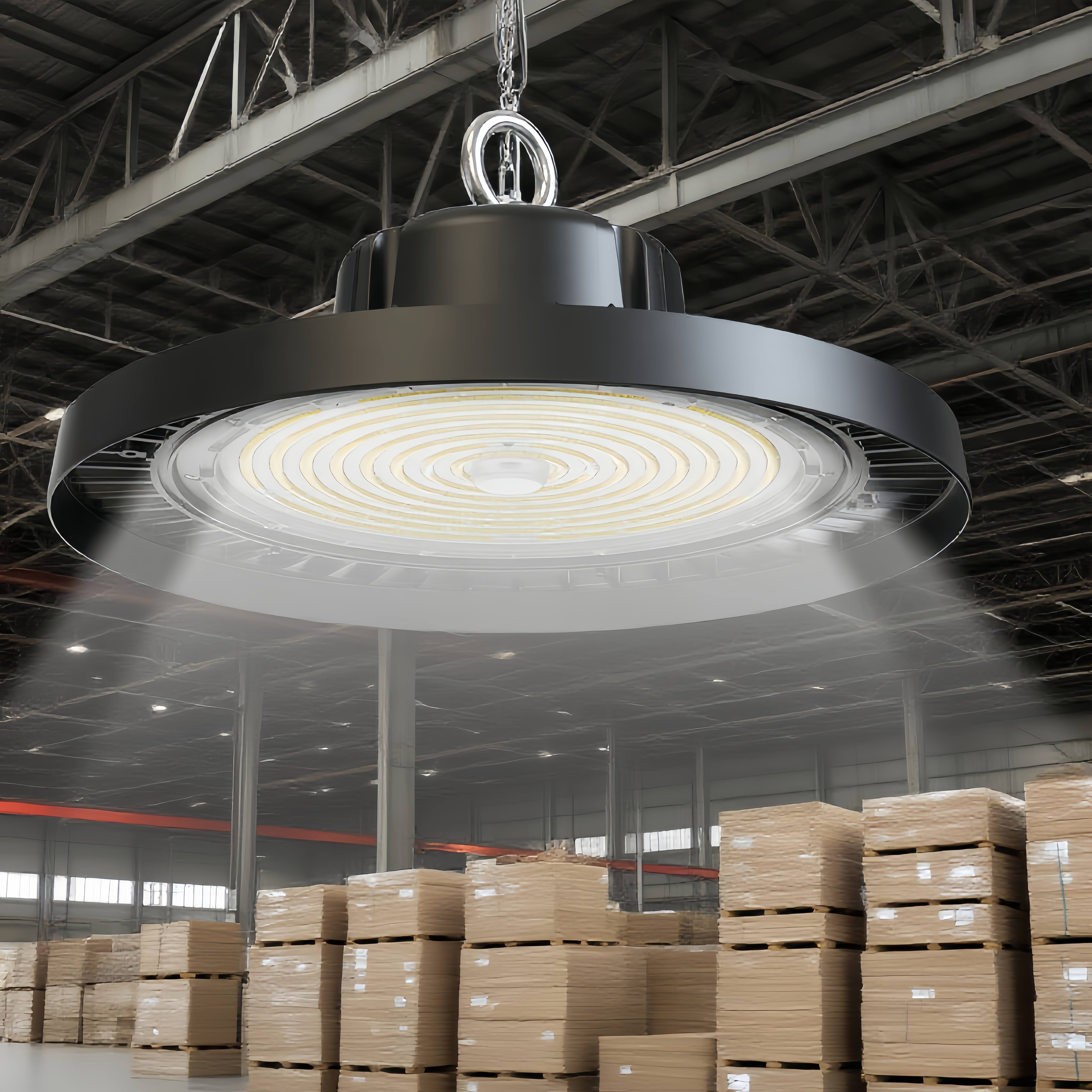 Wholesales 3CCT 3Power Switchable 200W Garage UFO Workshop Highbay Lighting Commwecial Industrial Led High Bay Light