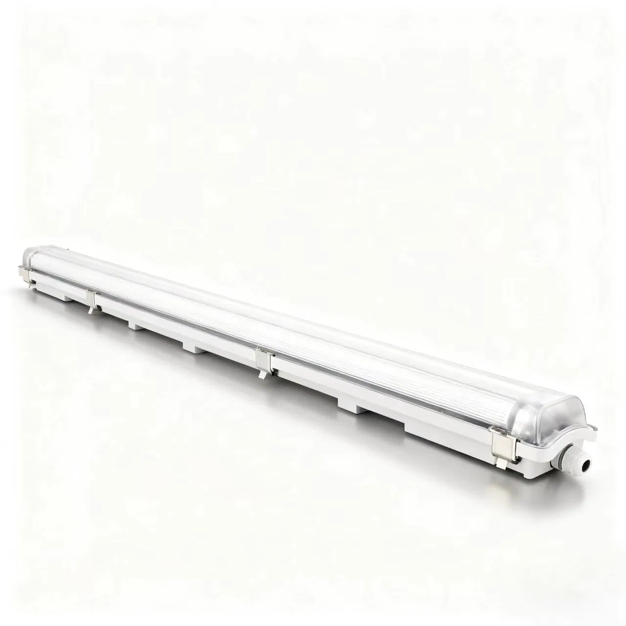 Explosion-Proof All Plastic Linear Fluorescent Lighting Fixture Customizable 2FT 4FT AC220V/DC12V