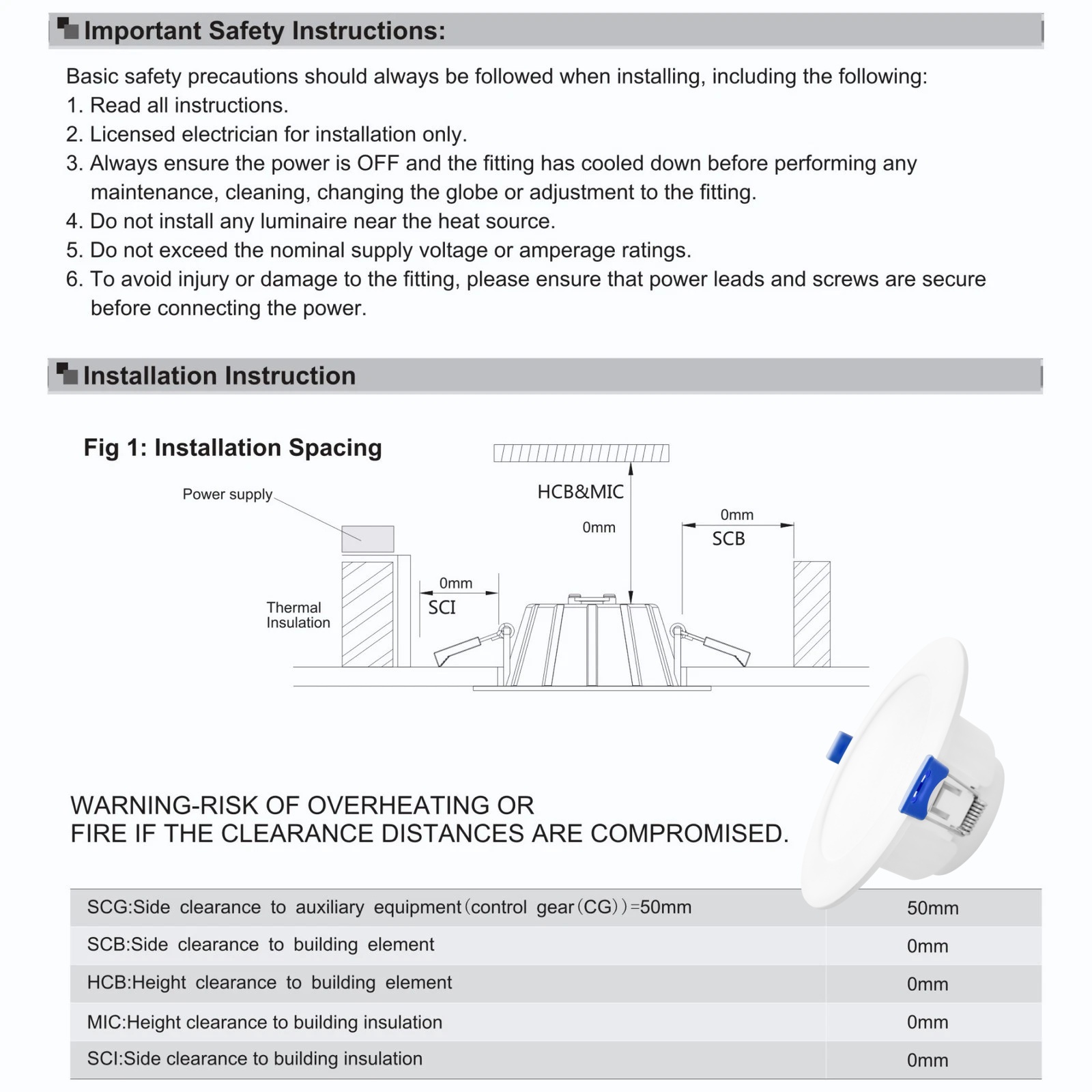 Light Measurement Performance