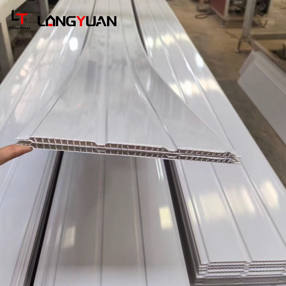 Wood Grain PVC Ceiling Panel 6-10 mm WPC Board Strip for Interior Decoration 20/25/30 cm Width Fireproof Waterproof