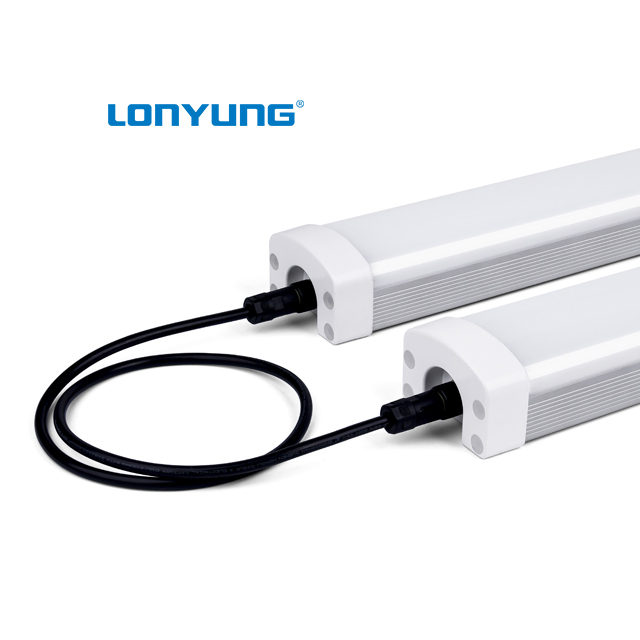 Lonyugn 4Ft 1.2m Tri-proof LED Lamps 60W 40W IP66 Waterproof Triproof Lighting Fixture ETL DLC TUV CE SAA