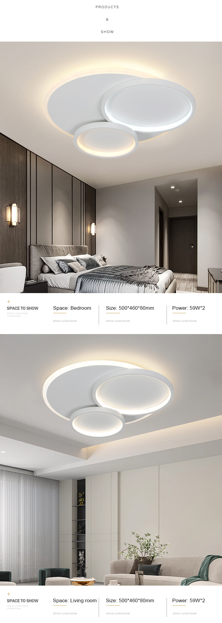 Modern LED Ceiling Light Details 3