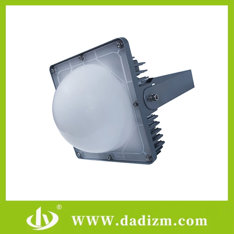Explosion-Proof Glass Tri-Proof Convex LED Lighting Corrosion-Resistant Industrial Lamp for Emergency Security Harsh Environment Floodlight Use