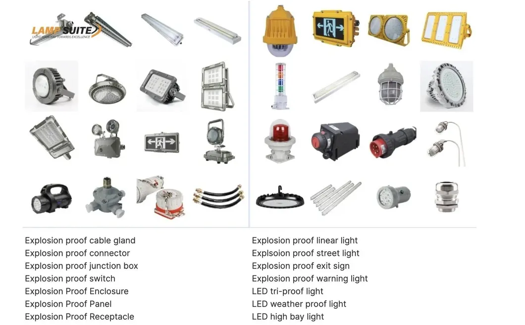 Waterproof Triple Proof High Bay Lamp Industrial Zones with Hazardous Materials