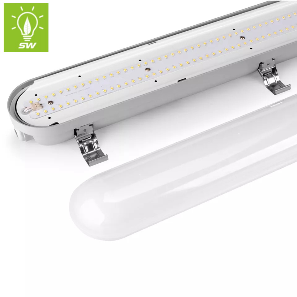 IP66 40W 80W Tri-Proof Luminaire Explosion Proof Tube Liner Lamp