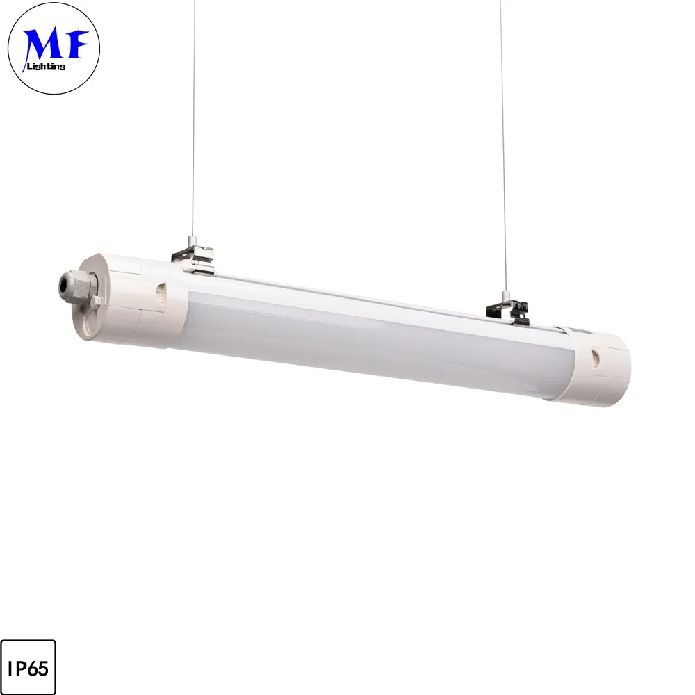 IP65 25W/40W/60W Basement Supermarket Waterproof Explosion Proof Dust Proof Emergency Tube LED Tri-Proof Light with CE and RoHS Certificates