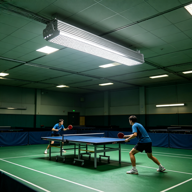 Warehouse Badminton Court Industrial Lighting Linear Fixtures Lamp Utility Led Linear High Bay Light