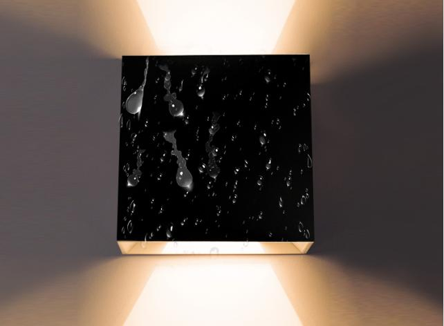 Adjustable Beam Angle LED Outdoor Project Lamp Wall Lamp IP65 Waterproof 2*2W PC Garden Lamp up and Down Modern Wall Light LED Wall Lamp LED Outdoor Light
