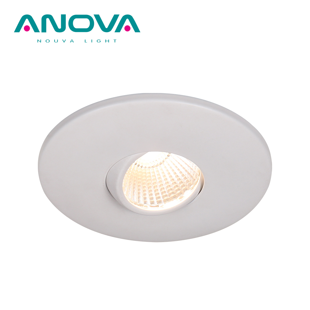 Adjustable Aluminum Cob Dimmable Downlight Slim Led Recessed Cabinet Ceiling Light