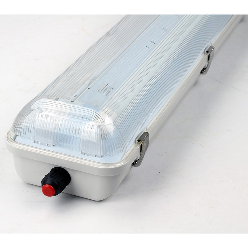 Explosion Proof T8 LED Tubes Lights Tube 2FT 4FT LED Waterproof LED Light with Fixtures All Plastic Explosion Tri-Proof Light