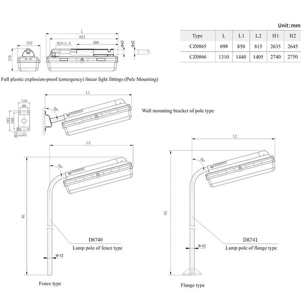 1.2m 1500mm 30W 48W 60W 72W IP65 LED Batten Tube Light Fixture