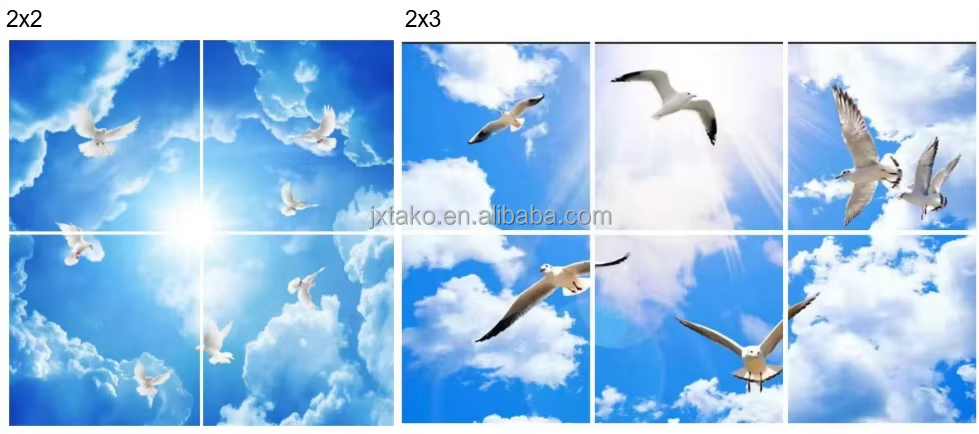 Blue sky light effect 1