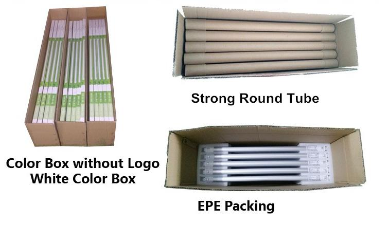 20W 6500K 8 Foot LED Tubes V Shape Integrated Cooler Door Light, Double Row V Shape Linkable Integrated LED Fixtures