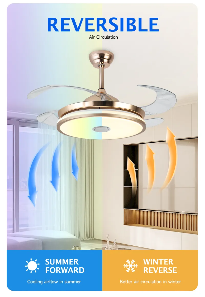 42inch Indoor Smart RGB Music LED Ceiling Light with Mobile APP Control