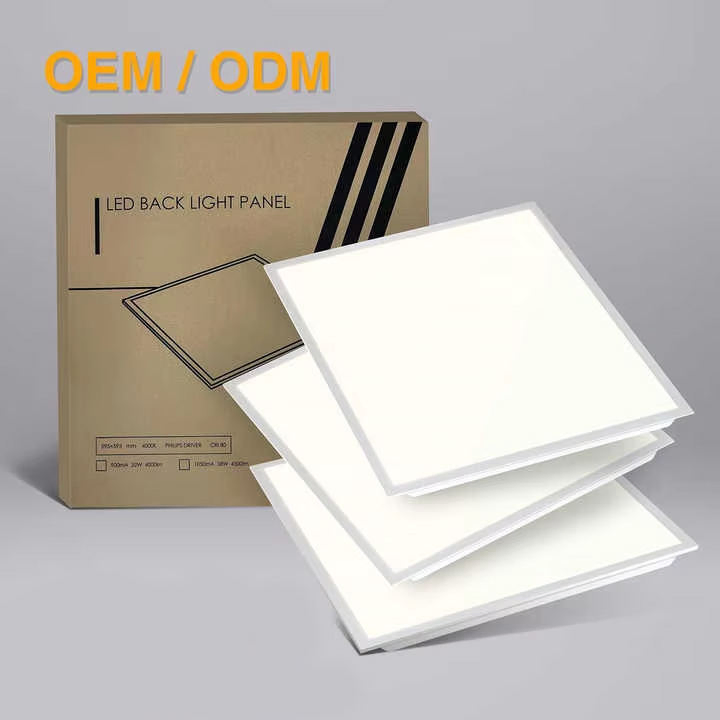 Us Stock Warehouse 60X60 62X62 22W 25W 30W 40W Low Ugr Square Flat Slim LED Panel Light for Office Lighting