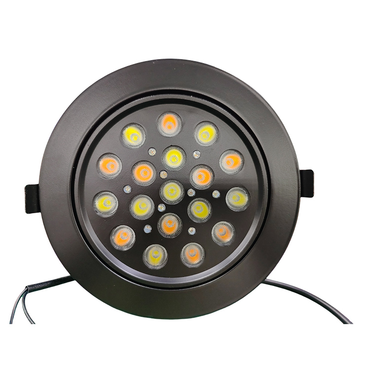 Ultra-Thin LED Recessed Down Light for Jewelry Shop Modern Design Style with Rotating Lights Aluminum Lamp Body for Indoor Use