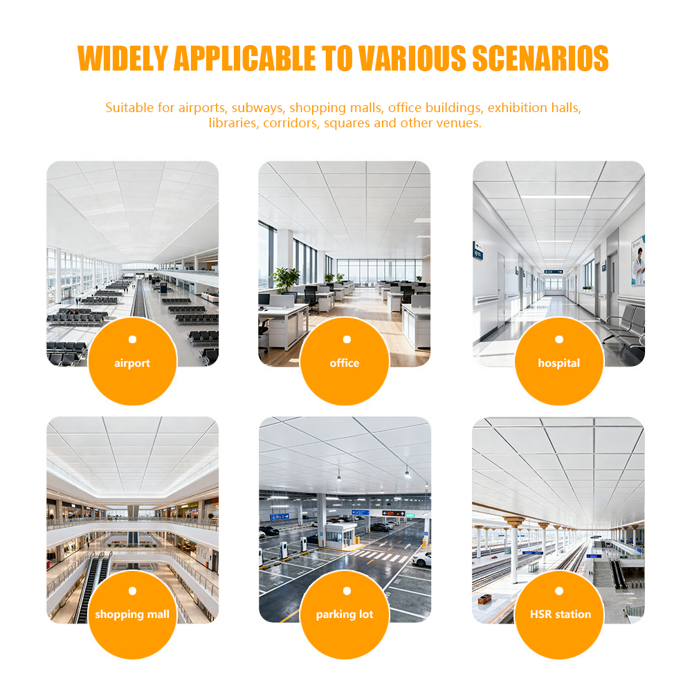 Waterproof 2x2 Perforated Aluminum Ceiling Board Metal Clip in Ceiling Tiles for Hospital/Office Interior Decoration