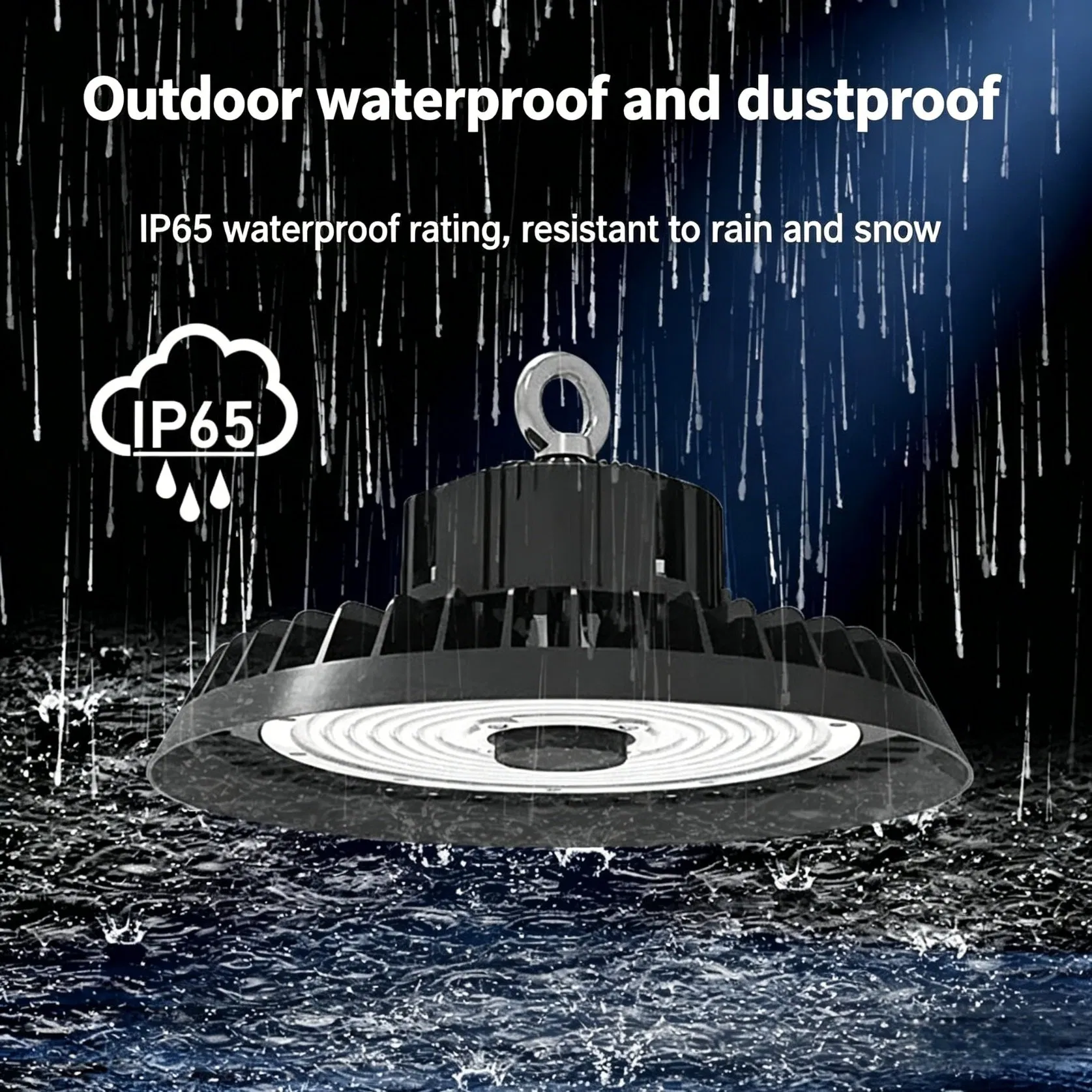 240W UFO High Bay Light Anti Glare LED Industrial Ceiling Lamp High Lumen Waterproof Energy Saving Light for Factory Workshop Warehouse Garage