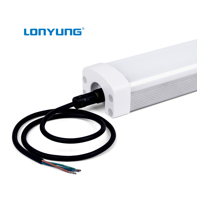 Lonyugn 4Ft 1.2m Tri-proof LED Lamps 60W 40W IP66 Waterproof Triproof Lighting Fixture ETL DLC TUV CE SAA
