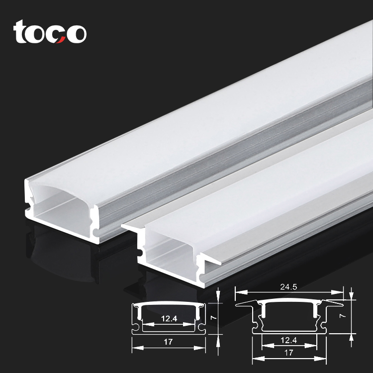 17*7mm Extrusion Led Aluminum Channel