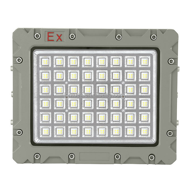 50W IP65 Waterproof Aluminum Alloy LED Explosion-Proof High-Bay Light 6000-6500K Color Temperature >110lm/W Efficiency ATEX CE