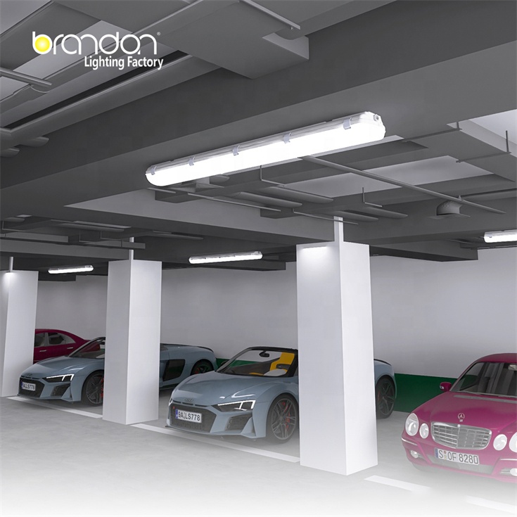 Brandon Ceiling Smd2835 Tri Proof Batten Explosion Waterproof Led Tube Linear Pendant Fixture Ip65 Tri-proof Light 36w Lighting