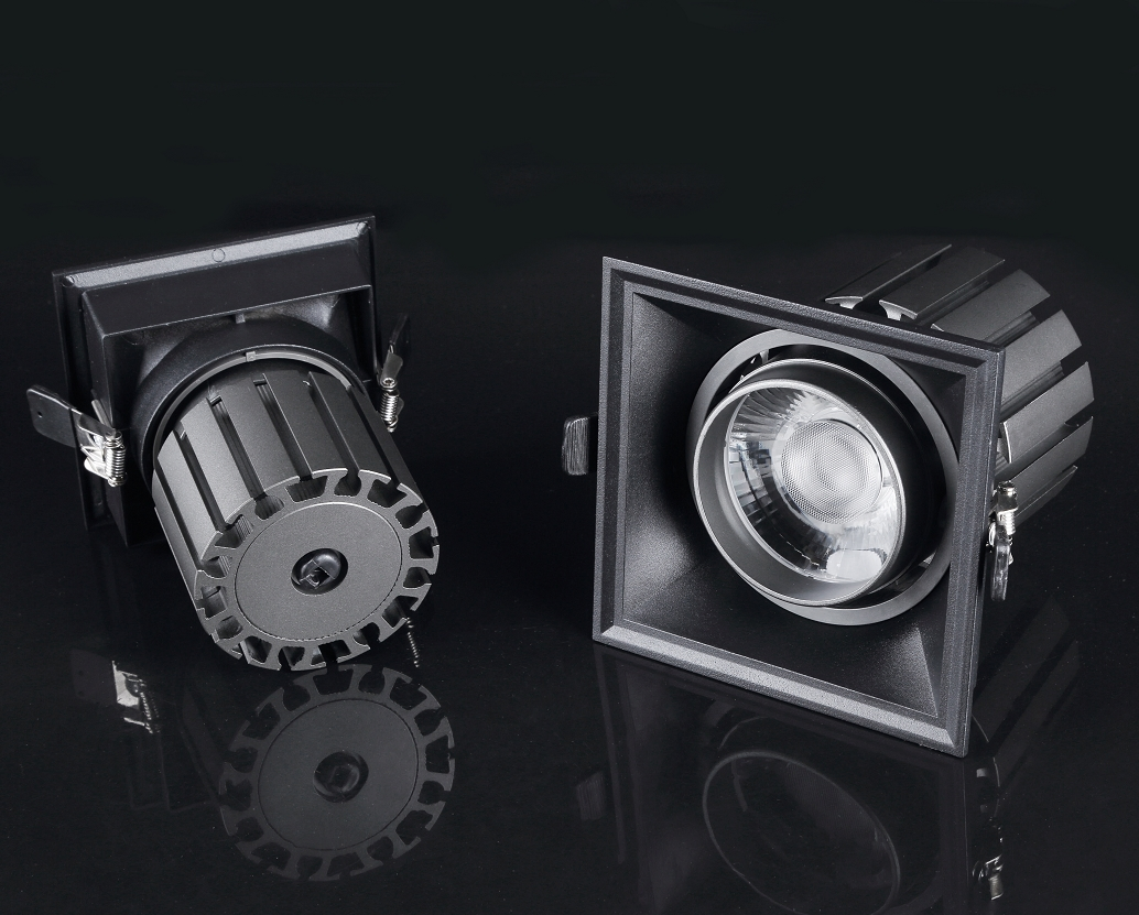 High Quality Guaranteed IP44 CRI80/90/96 Flicker Free Beam Angle Adjustable 7W Square LED Downlight