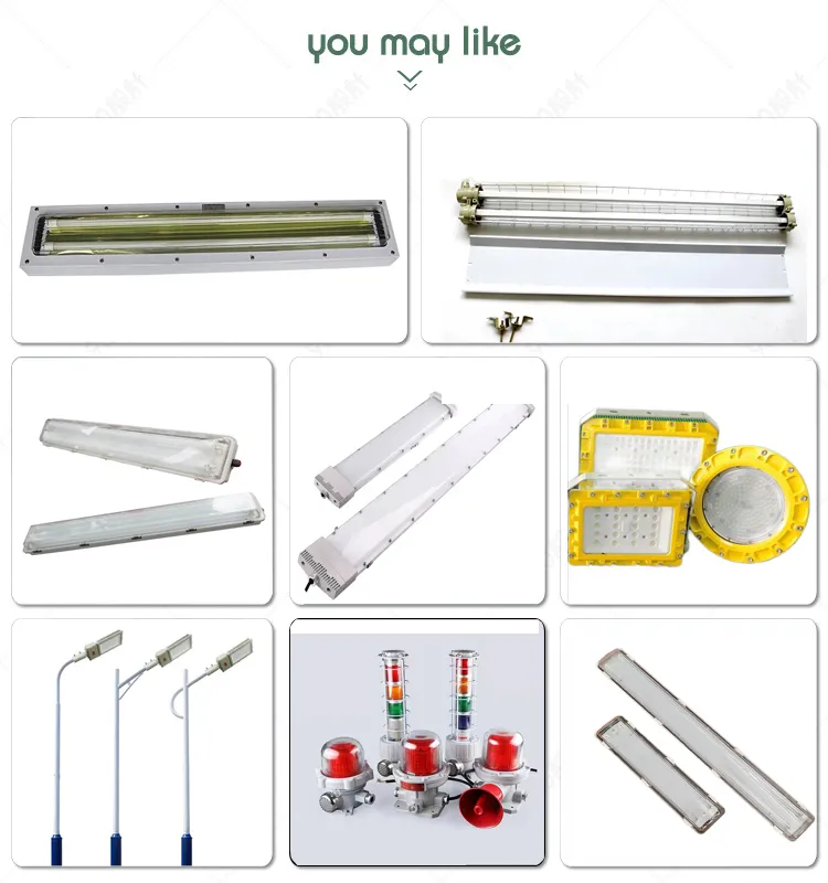 Parking Light Fittings IP65 Warehouse Tri Proof Explosion Proof Spot Light