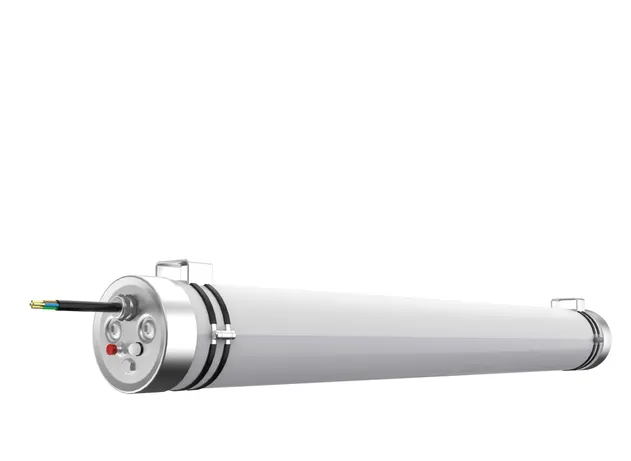 IP67 Tri-Proof Light Tubular Explosion Waterproof D75mm 60W LED Batten Light