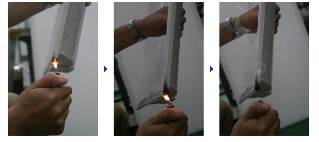 Fireproof Combustion Testing Diagram