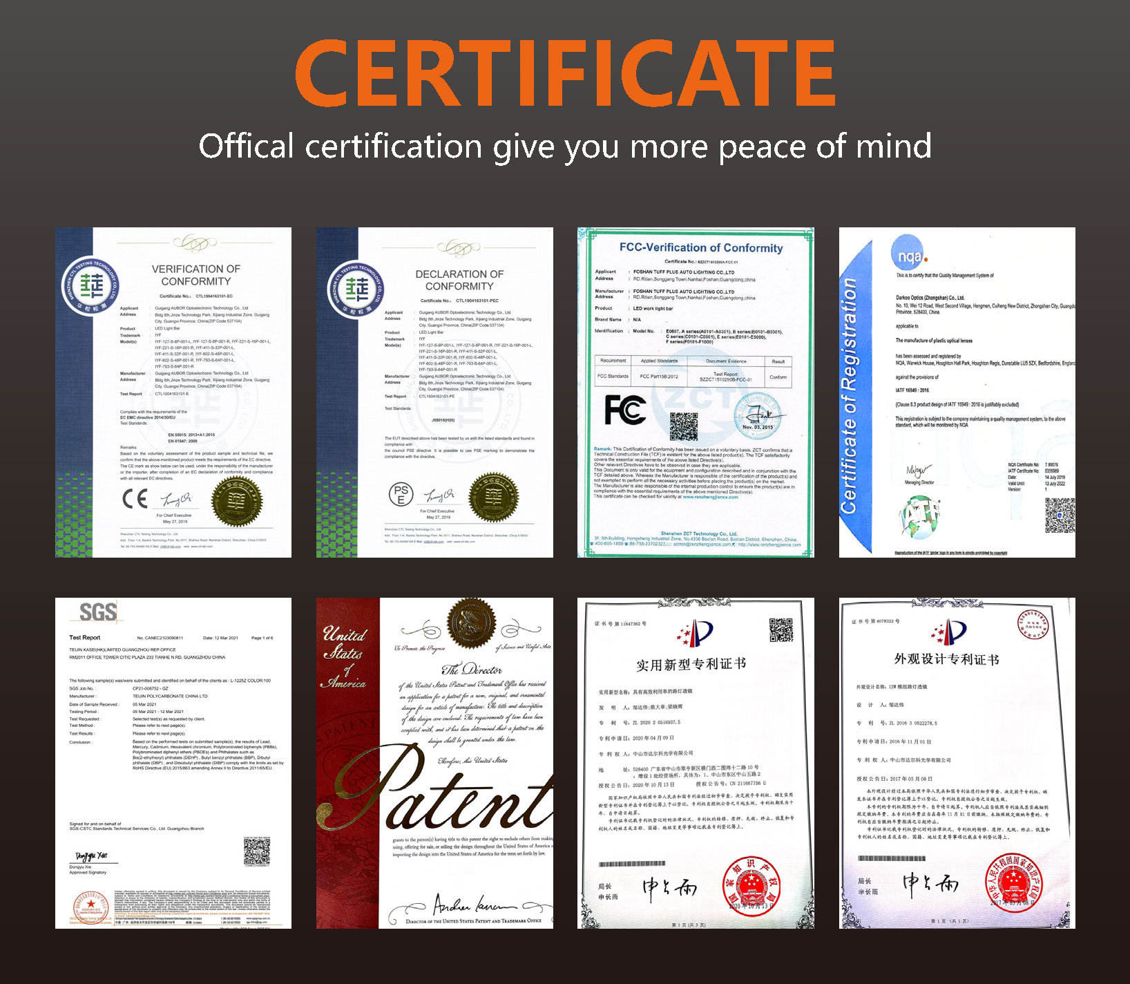 Certification Documents 1