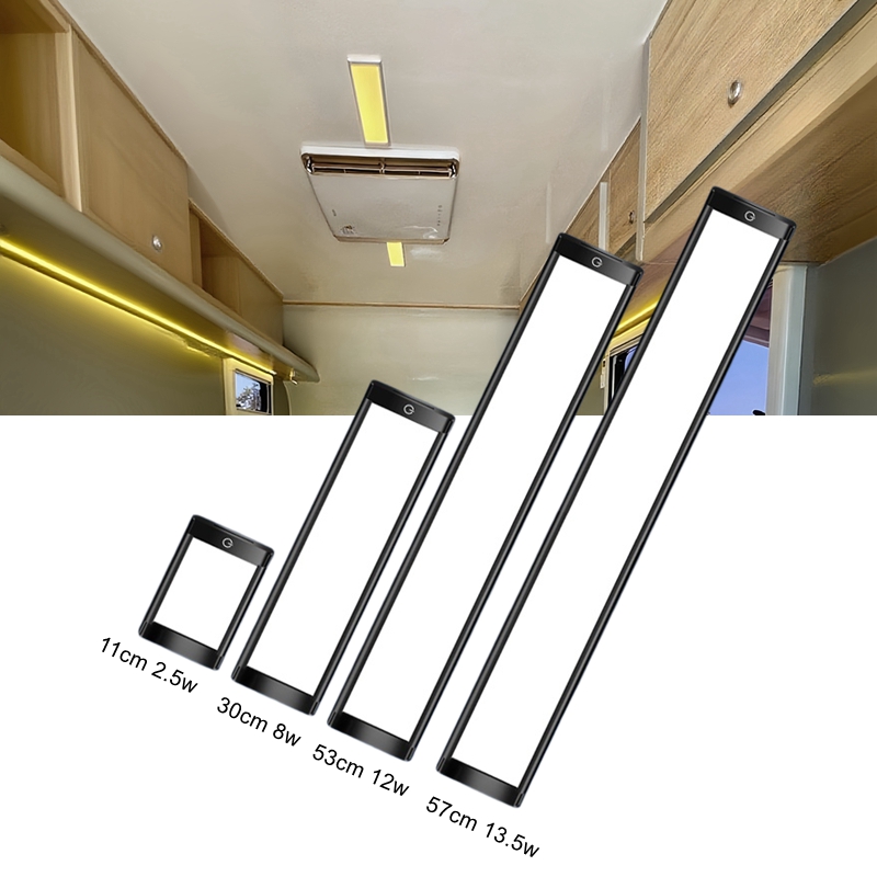 12V Ceiling Light 12 Volt RV Lights RV Ceiling Lights LED Camper Lights Touch Dimming Led Light Under Cabinet RV Interior Light