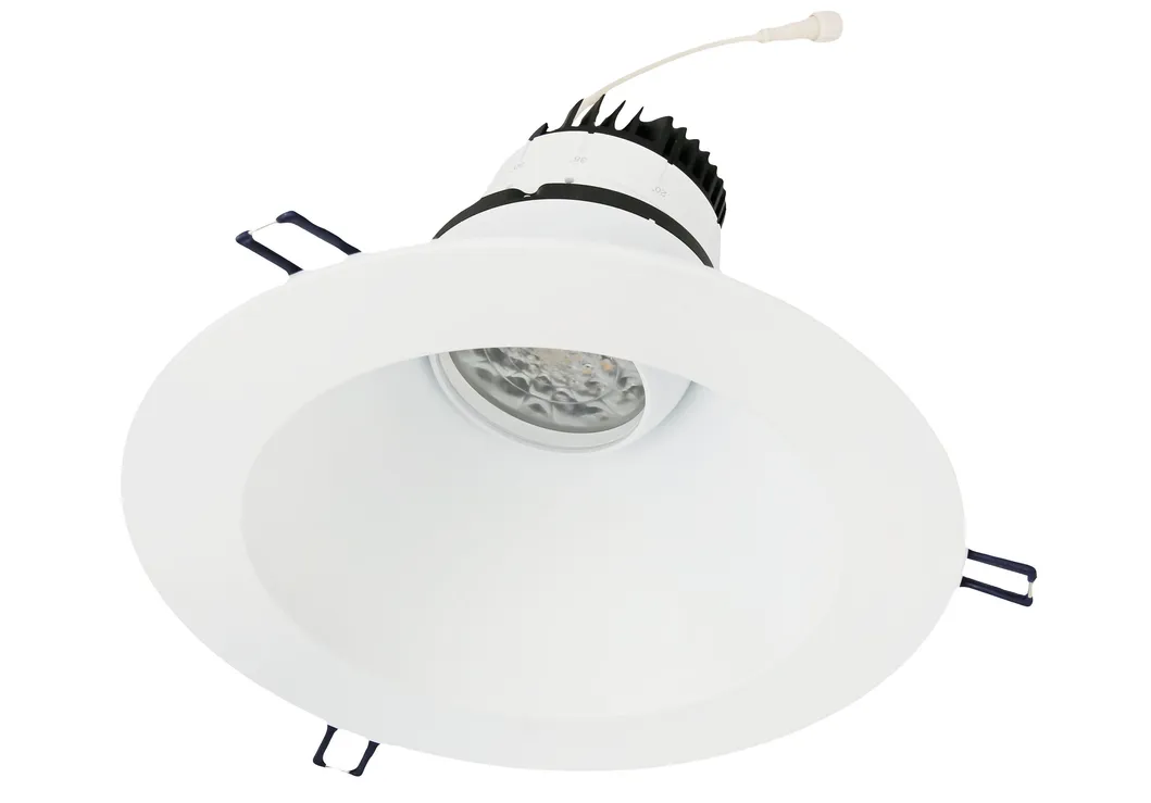 LED Down Lights 8 Inch Round Gimbal Recessed Ceiling Can Lights