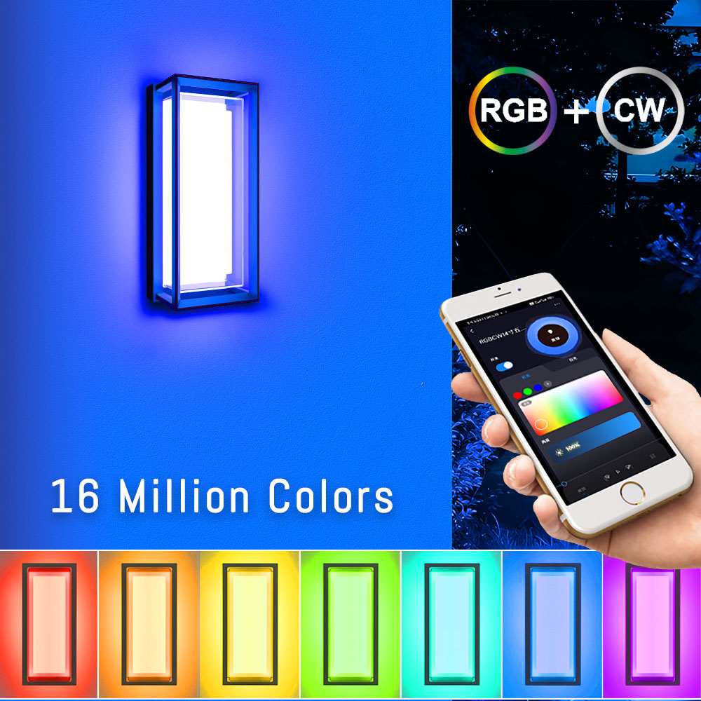 Outdoor LED Wall Light IP65 Waterproof Aluminum up Down Lamp for Garden Villa Hotel Modern Exterior Lighting OEM 5-Year Warranty