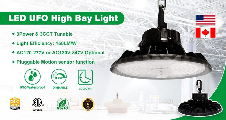 Power & CCT Tunable UFO LED High Bay