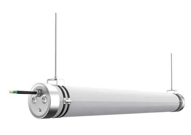 IP67 Tri-Proof Light Tubular Explosion Waterproof D75mm 60W LED Batten Light
