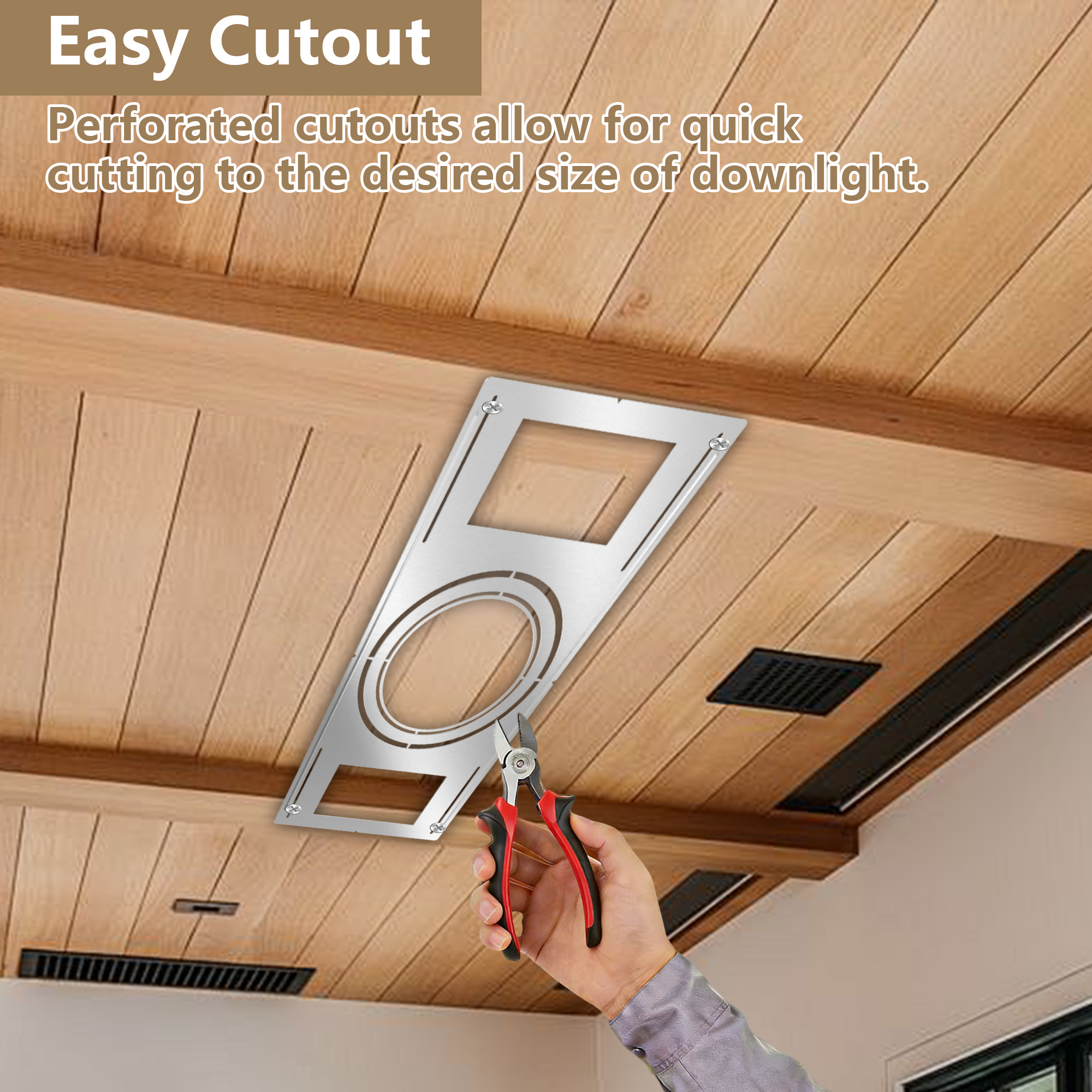 Wholesale LED Panel Light Mounting Kit Silver Gray Iron Hardware For Drop Ceilings UL Listed Commercial Grade Easy Install