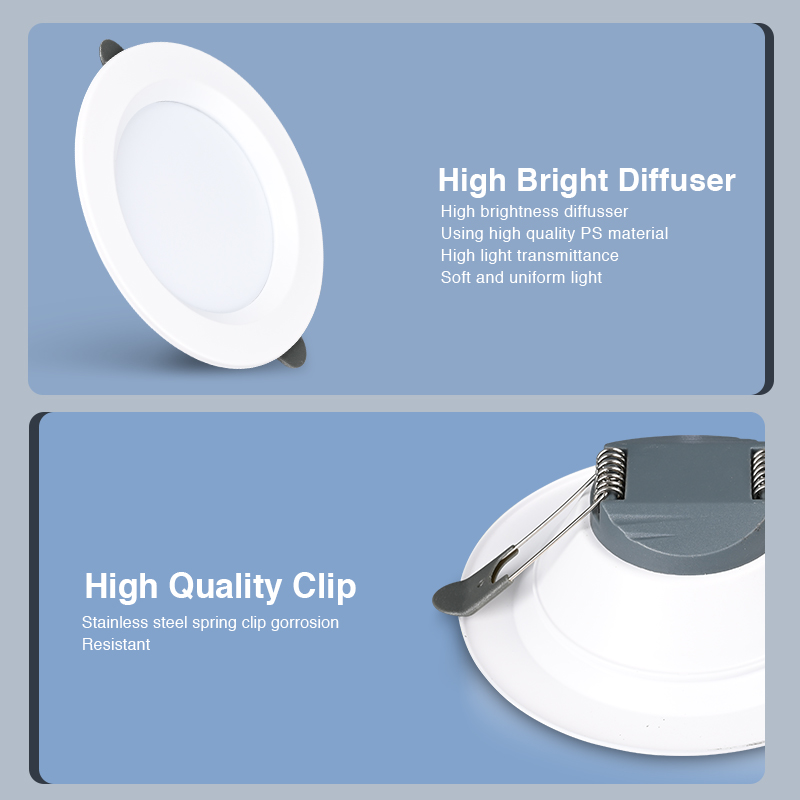New Indoor Decor Slim Ceiling Lamp Recessed Led Spot Light AC180-265V Aluminum Indoor Dimmable Recessed Downlight